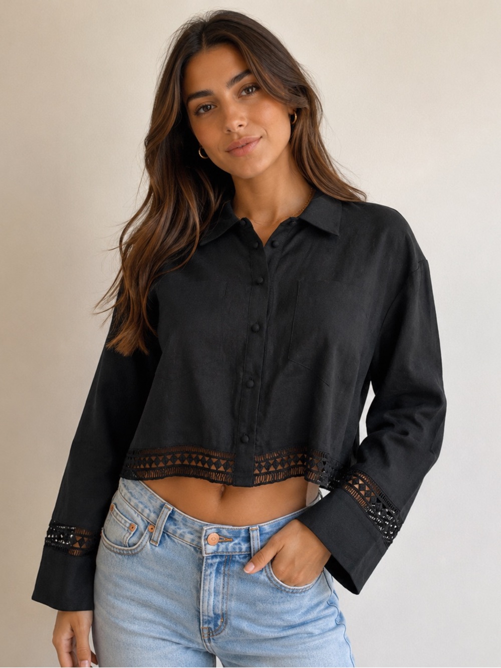 ELIE TAHARI CROP TOP*******SIZE: MEDIUM